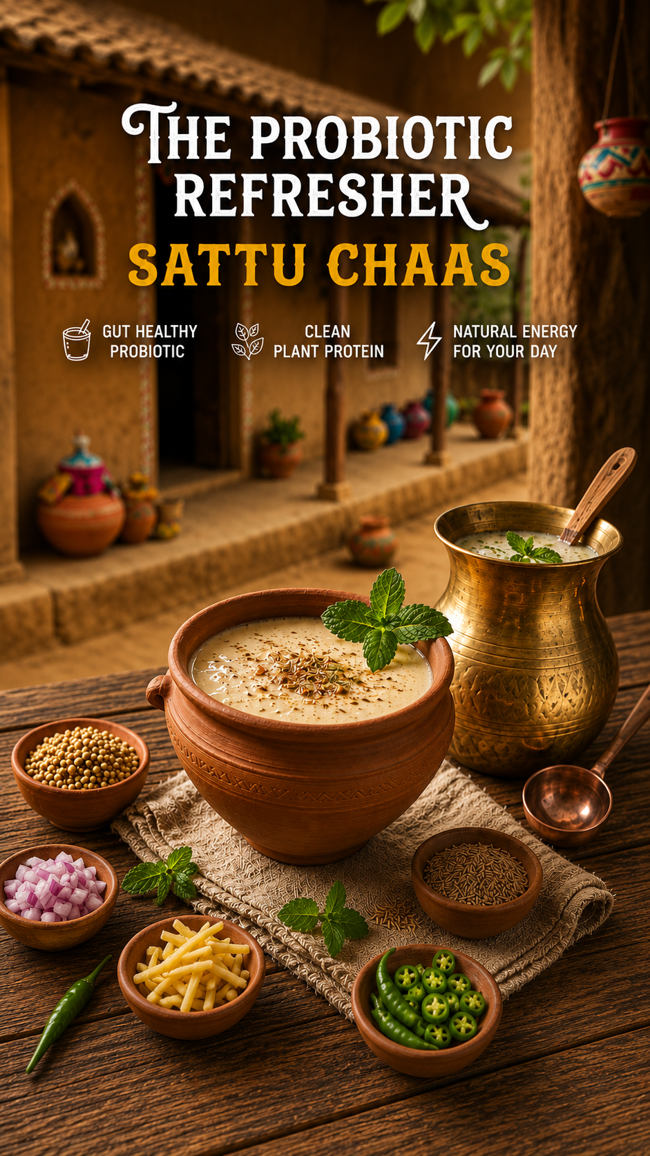 Sattu Buttermilk